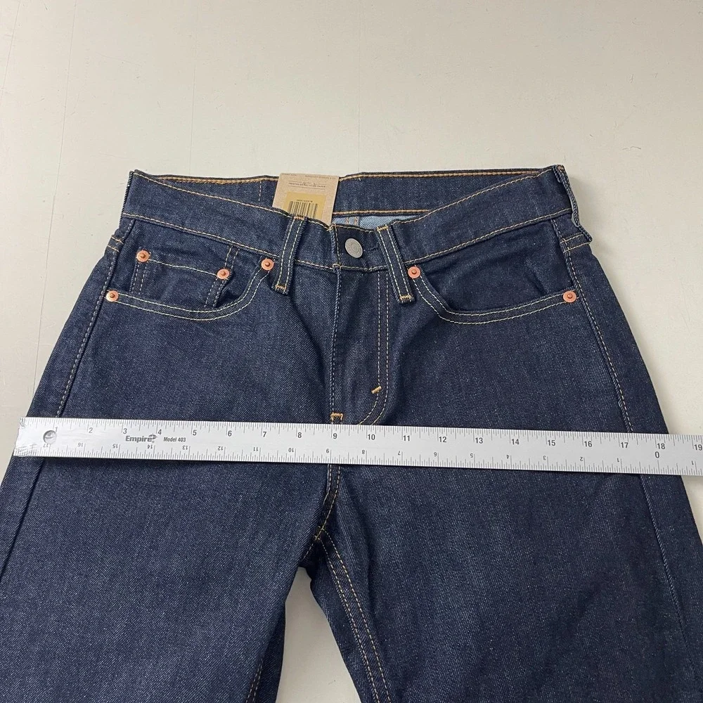 Levis 514 Jeans Mens 28x30 Blue Straight Dark Wash Denim Grunge Minimalist Rock